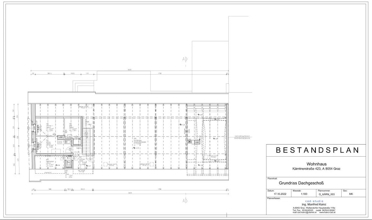 Grundriss Dachgeschoß